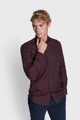 BS Maquire Modern Fit Skjorta - Bordeaux