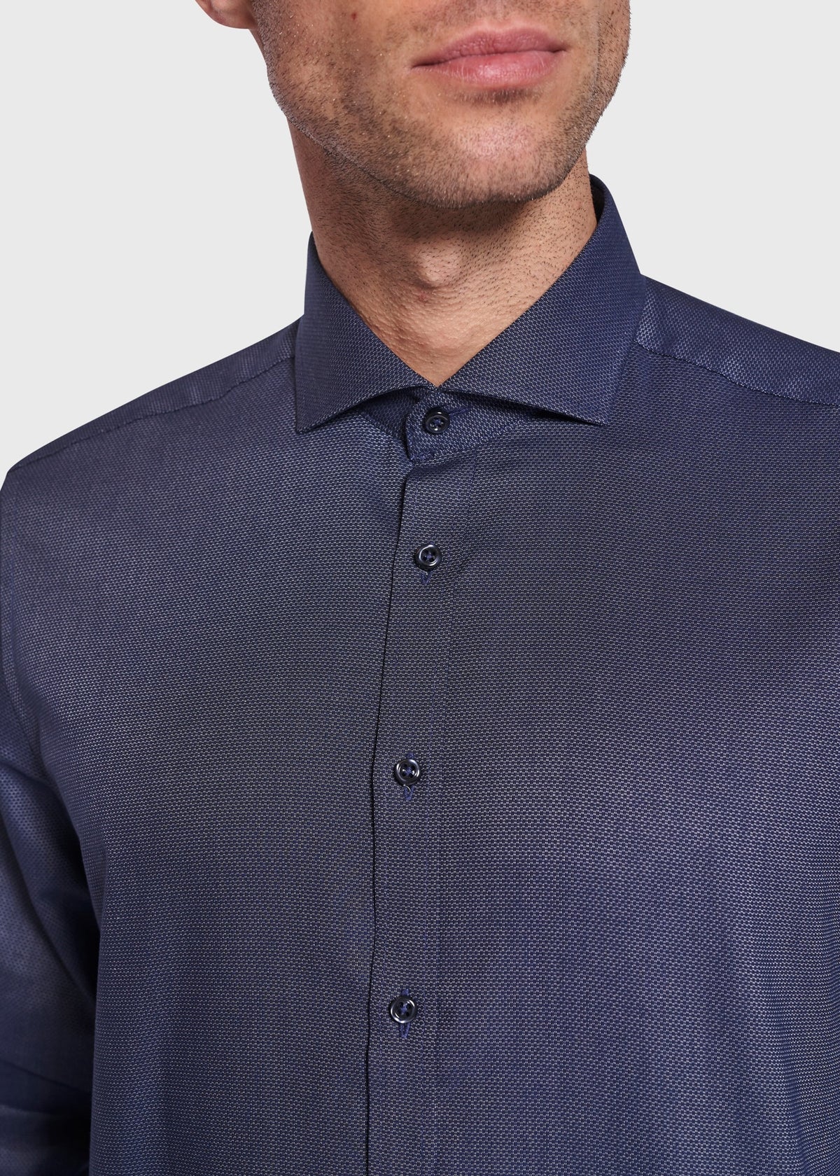 BS Matteo Modern Fit Skjorta Navy - Navy