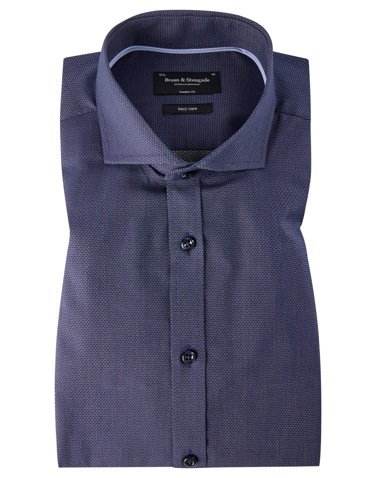 BS Matteo Modern Fit Skjorta Navy - Navy