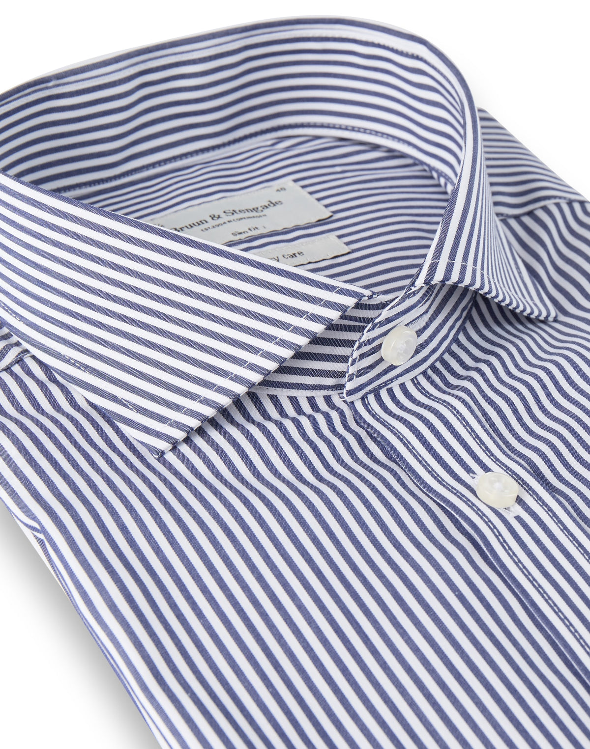 BS Matthew Slim Fit Skjorta Mörkblå - Dark Blue