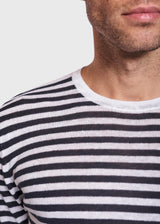 BS Mogensen Regular Fit Sticka - Navy/White