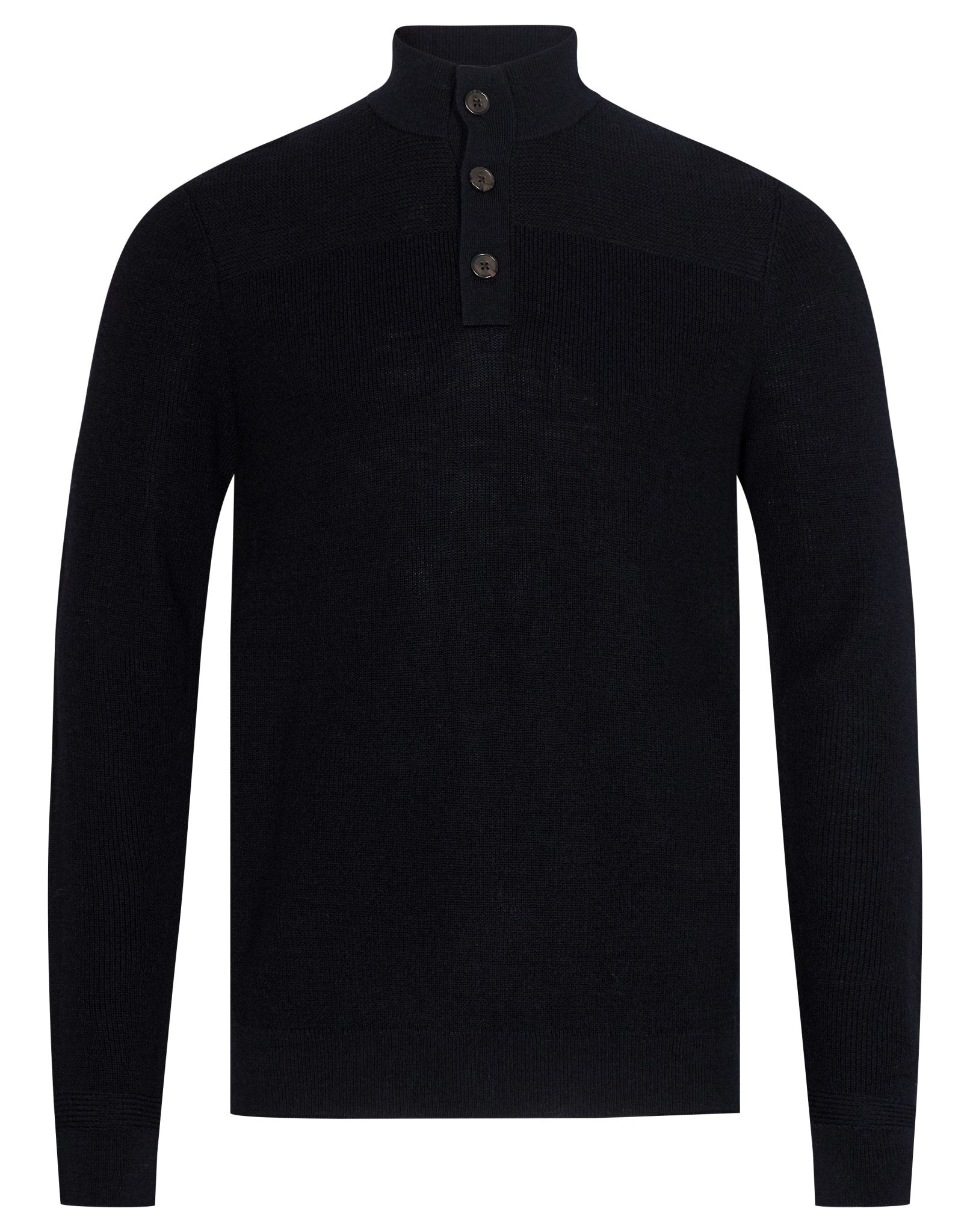 BS Monfils Regular Fit Stickad tröja - Navy