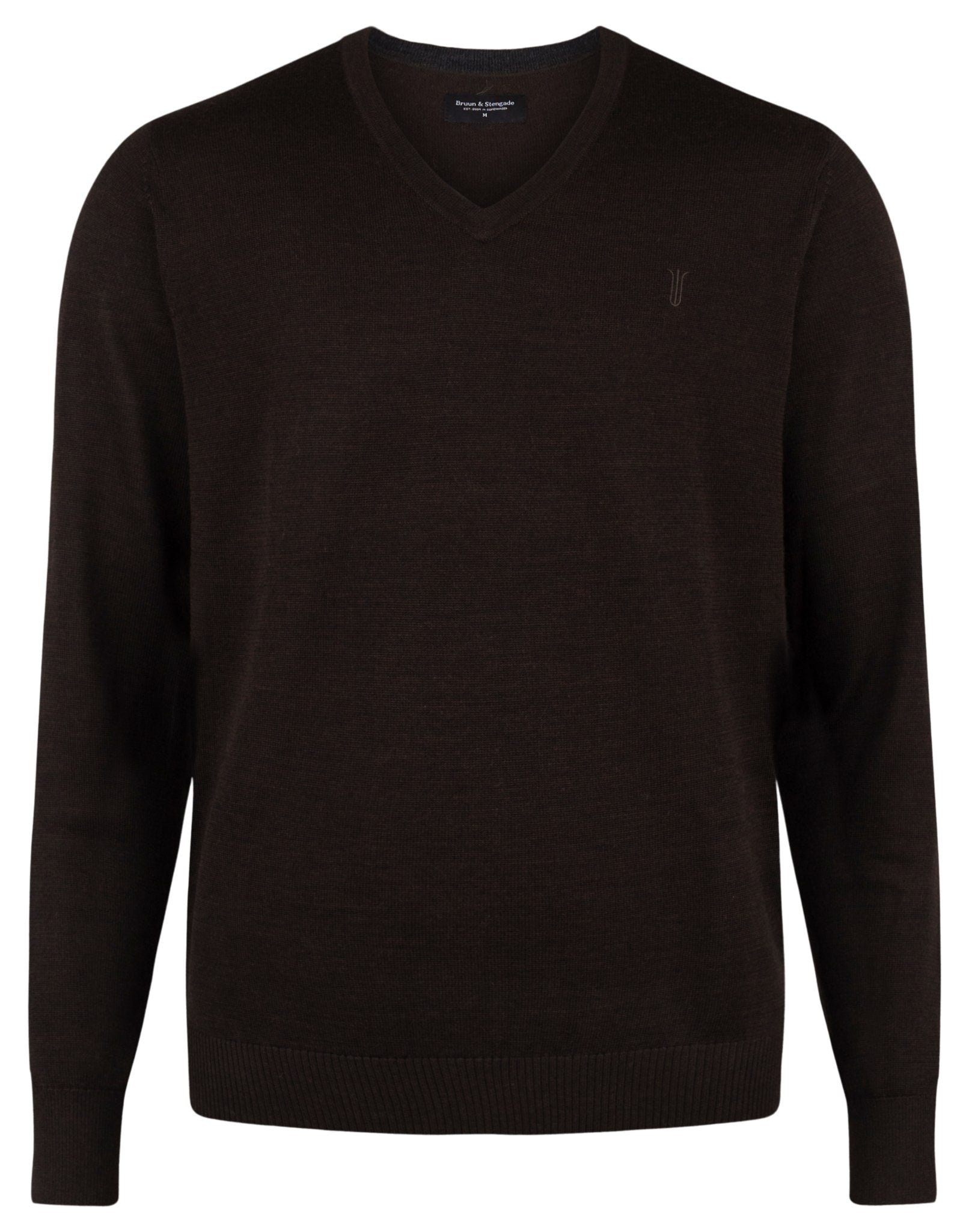 BS Neptune Regular Fit Stickad Tröja - Dark Brown