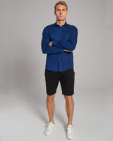 BS Lando Casual Modern Fit Skjorta - Indigo