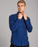 BS Lando Casual Modern Fit Skjorta - Indigo