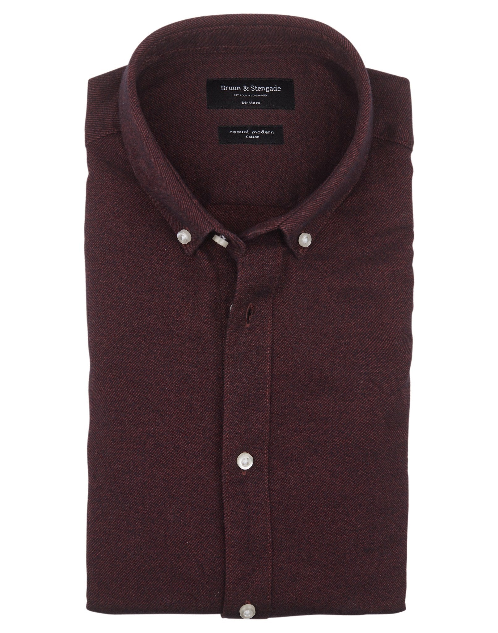 BS Osaka Modern Fit Skjorta - Bordeaux