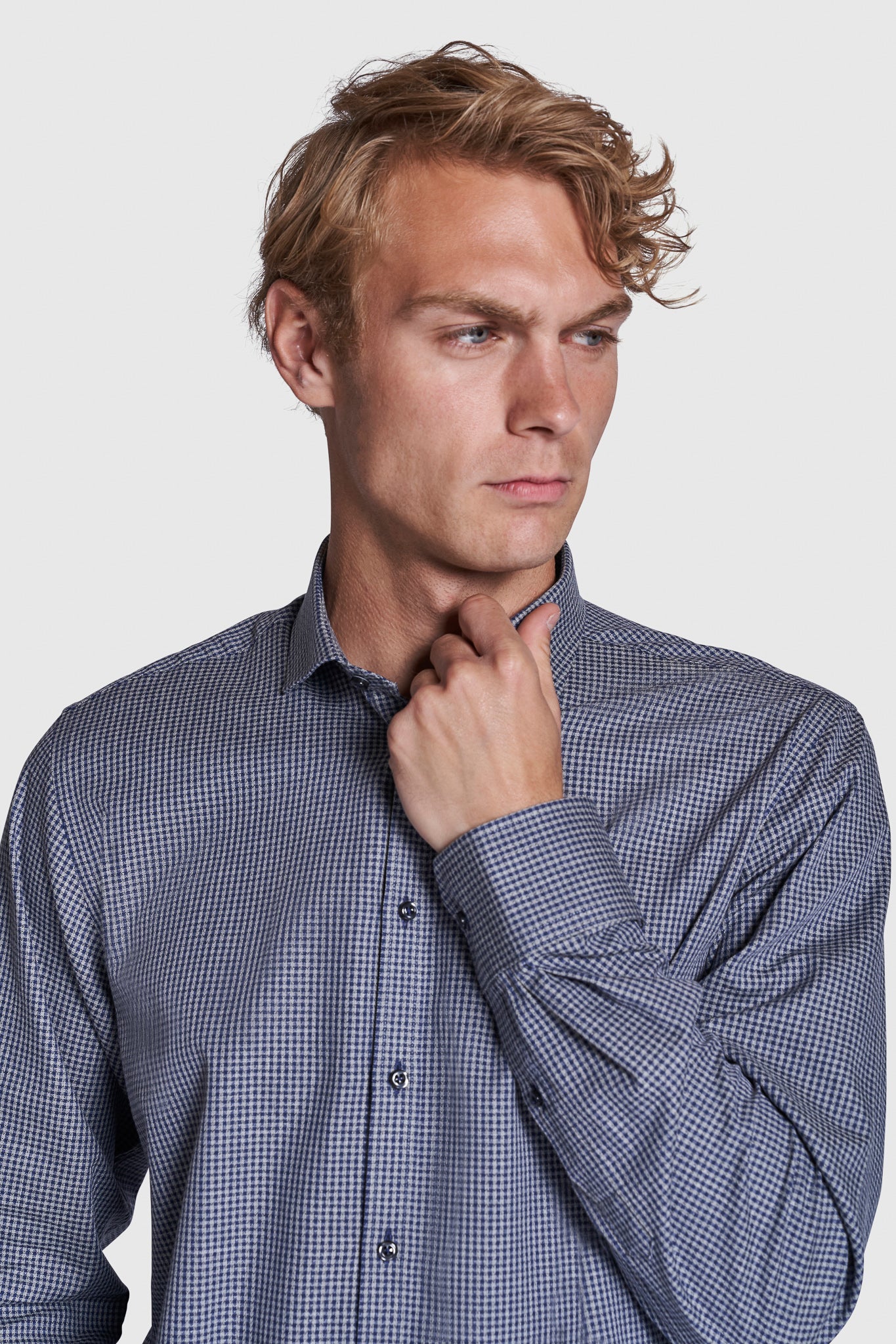 BS Oxblade Modern Fit Skjorta - Blå