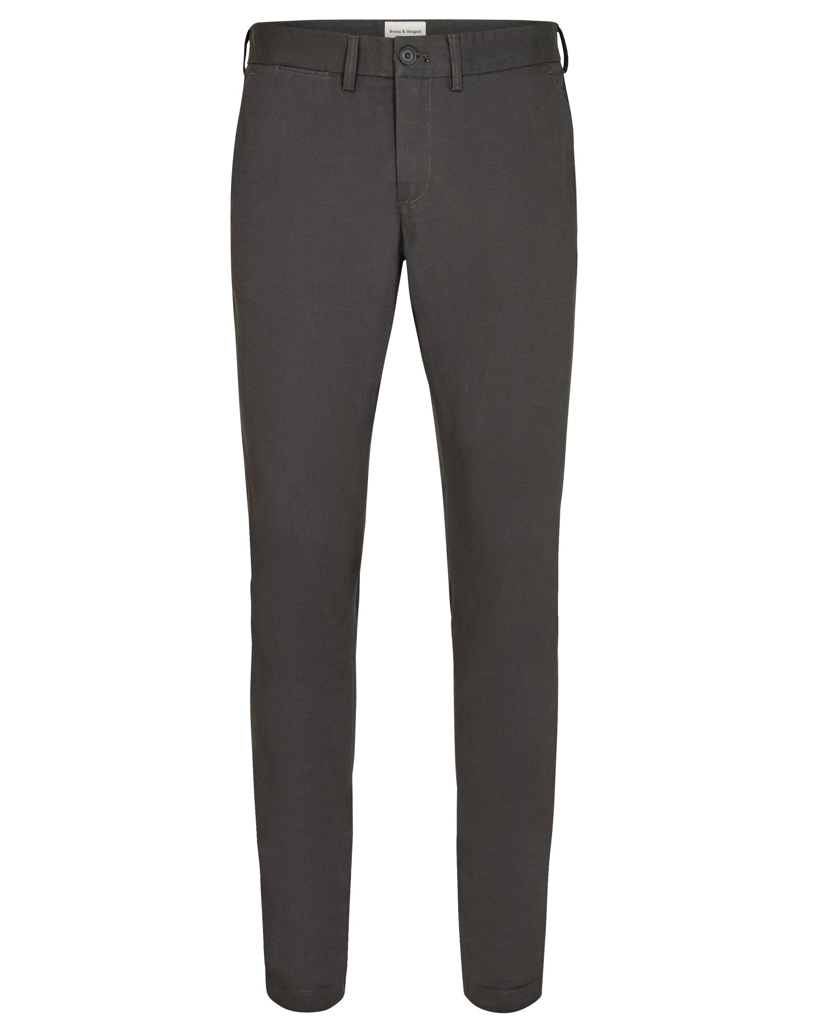 BS Anton Slim Fit Chinos - Mörkgrå