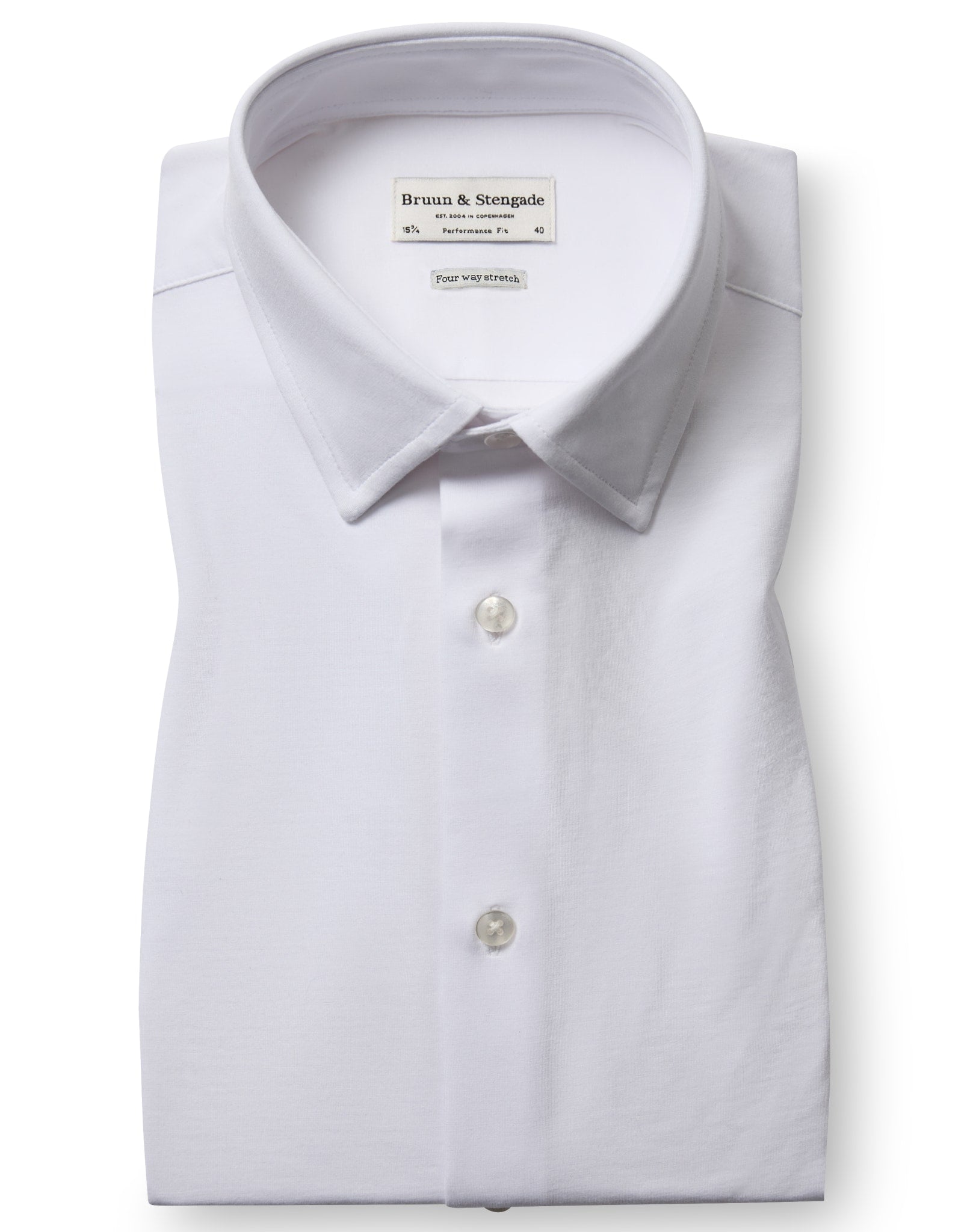 BS Delfin Performance Fit Skjorta - White