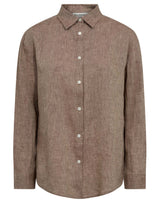 BS Marietta Regular Fit Skjorta - Brown