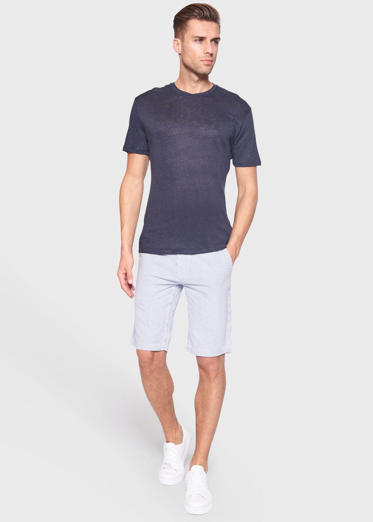 BS Palermo Regular Fit T-shirt - Marinblå