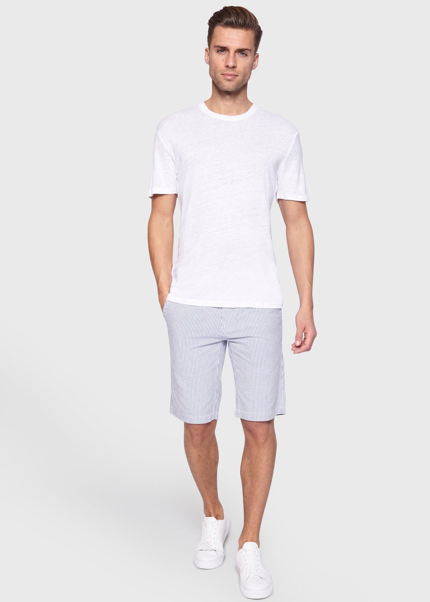 BS Palermo Regular Fit T-shirt - Vit