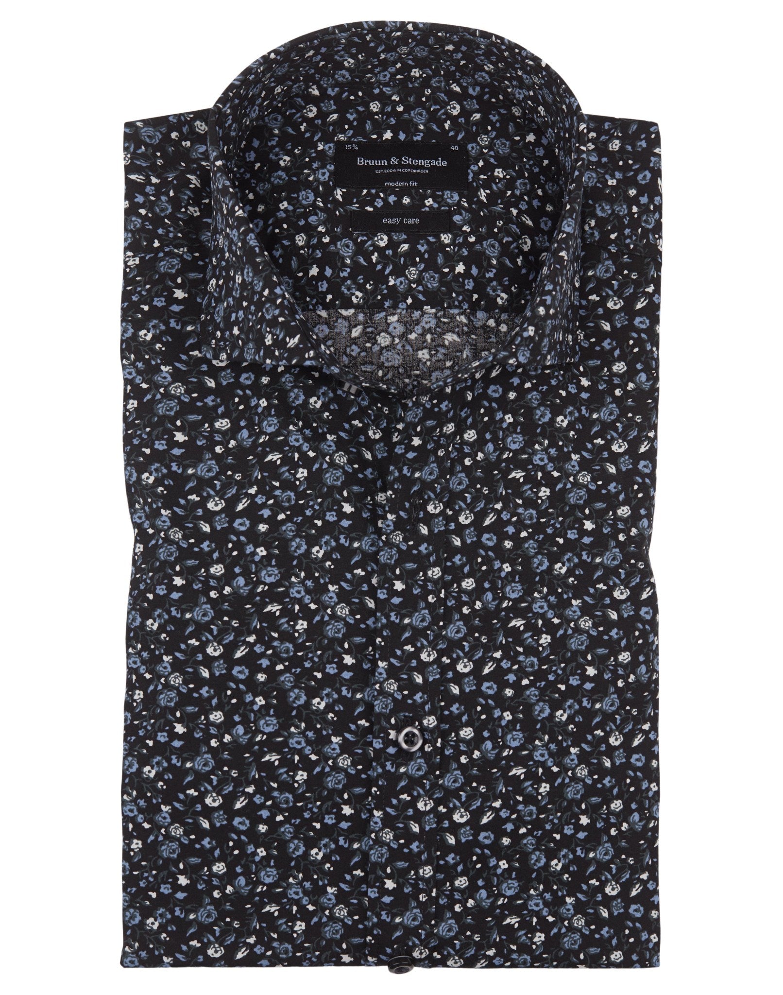 BS Pavard Modern Fit Skjorta - Svart