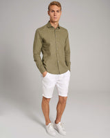 BS Daniel Casual Modern Fit Skjorta - Army