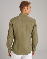 BS Daniel Casual Modern Fit Skjorta - Army