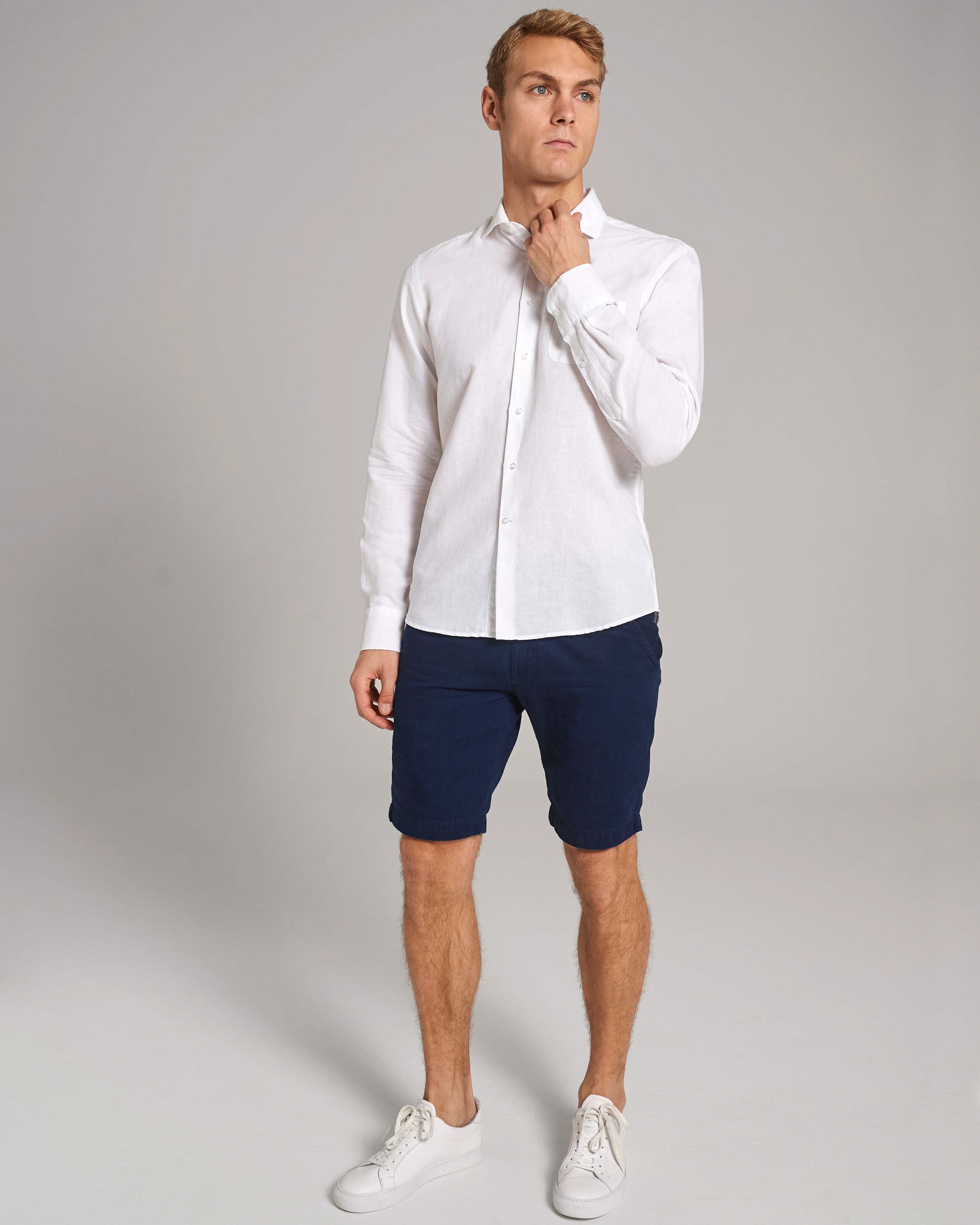 BS Daniel Casual Modern Fit Skjorta - Vit