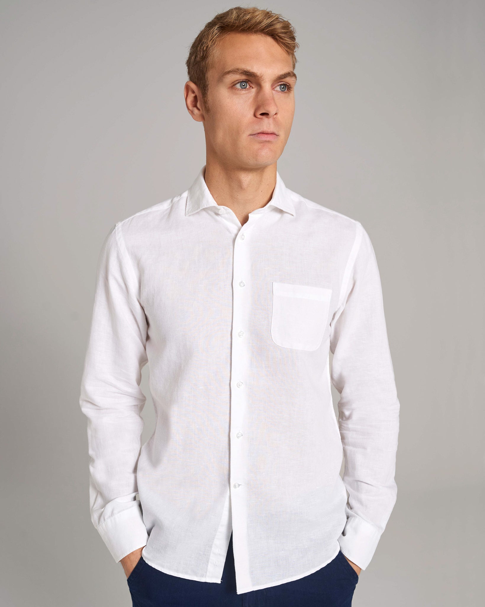 BS Daniel Casual Modern Fit Skjorta - Vit
