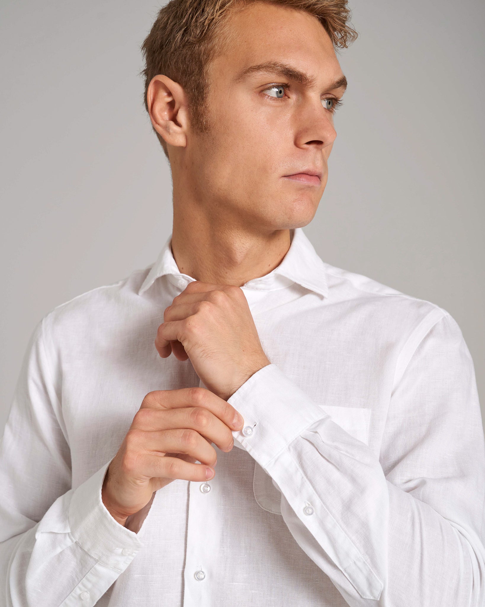 BS Daniel Casual Modern Fit Skjorta - Vit