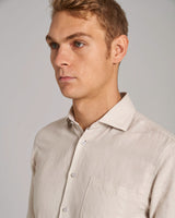BS Daniel Casual Modern Fit Skjorta - Sand