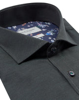 BS Robert Slim Fit Skjorta - Dark Green
