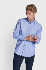 BS Robertsen Modern Fit Skjorta - Blue