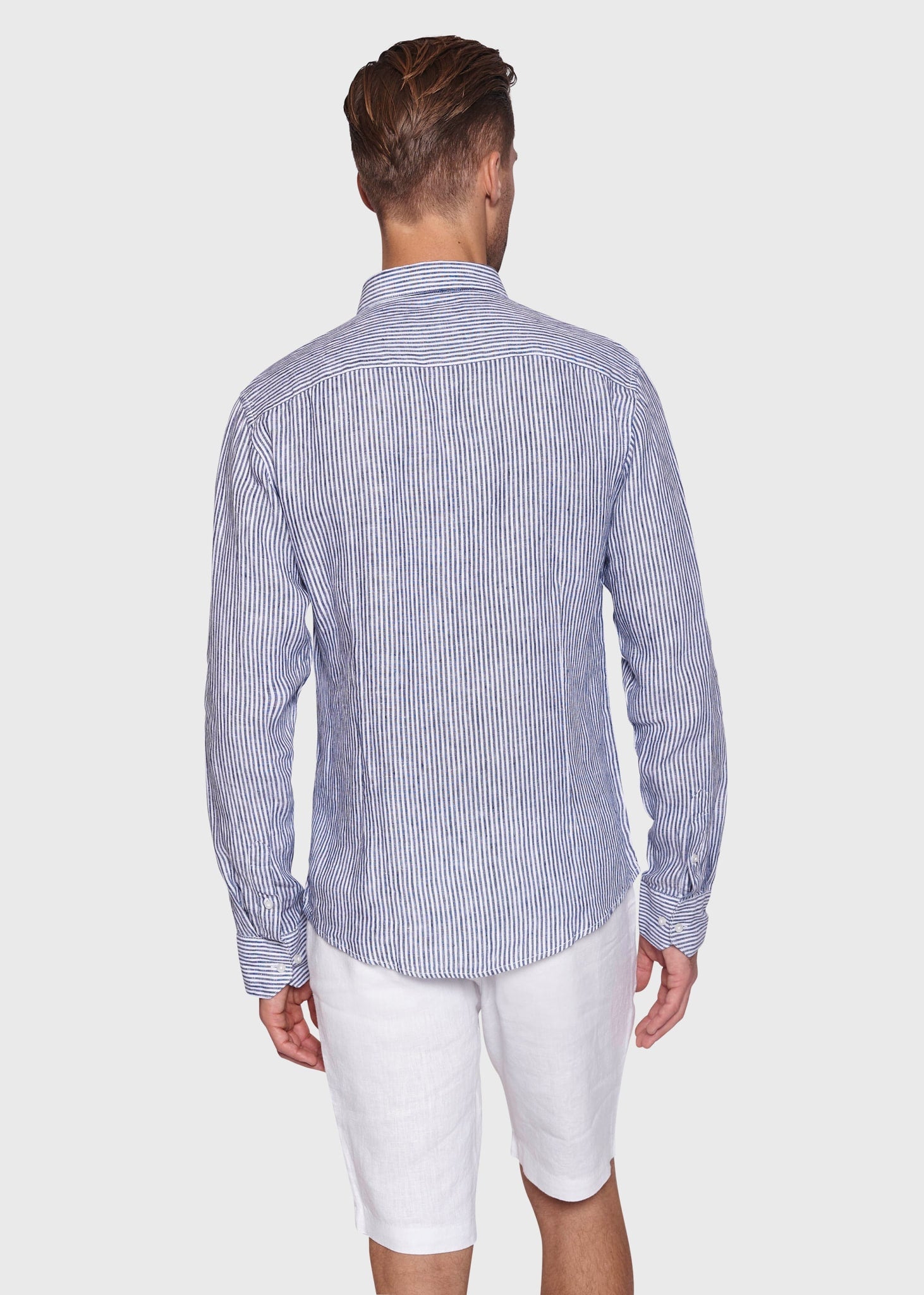 BS Saga Modern Fit Skjorta - Dark Blue