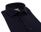 BS Sagan Slim Fit Skjorta - Navy