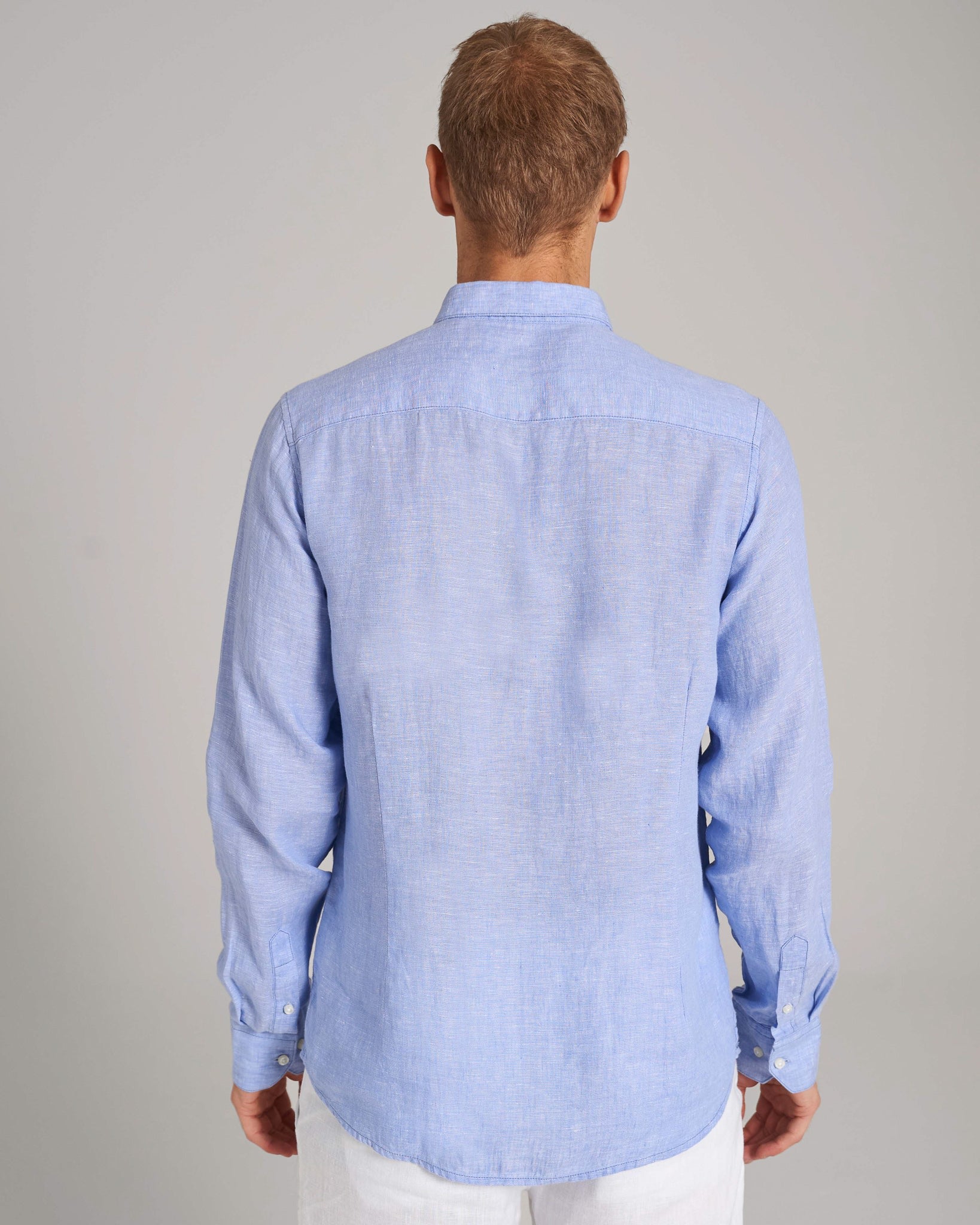 BS Carlos Casual Modern Fit Skjorta - Ljusblå