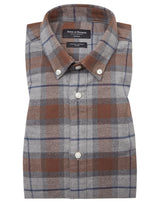 BS Sanneh Casual Modern Fit Skjorta - Brown