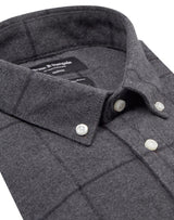 BS Sanneh Casual Modern Fit Skjorta - Dark Grey