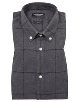 BS Sanneh Casual Modern Fit Skjorta - Dark Grey