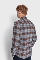 BS Sanneh Casual Modern Fit Skjorta - Brown