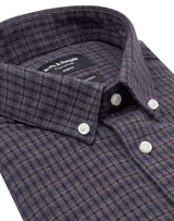 BS Sanneh Casual Modern Fit Skjorta - Thunder