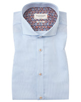 BS Scholes Slim Fit Skjorta - Light Blue