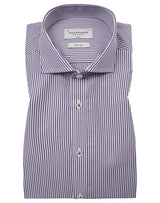 BS Serdar Slim Fit Skjorta - Purple