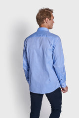 BS Serge Modern Fit Skjorta - Blue