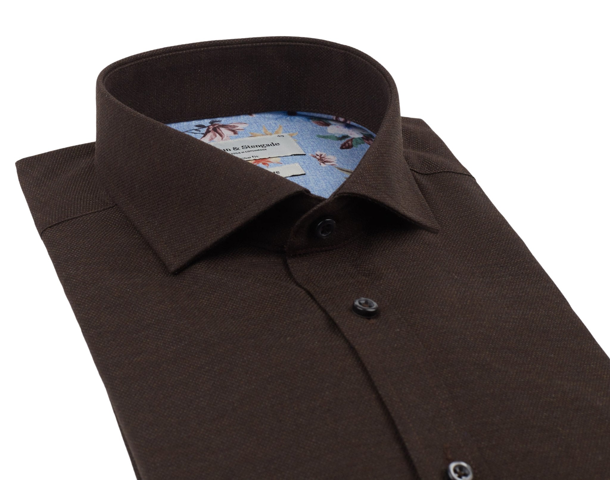 BS Skogstrom Slim Fit Skjorta - Brown