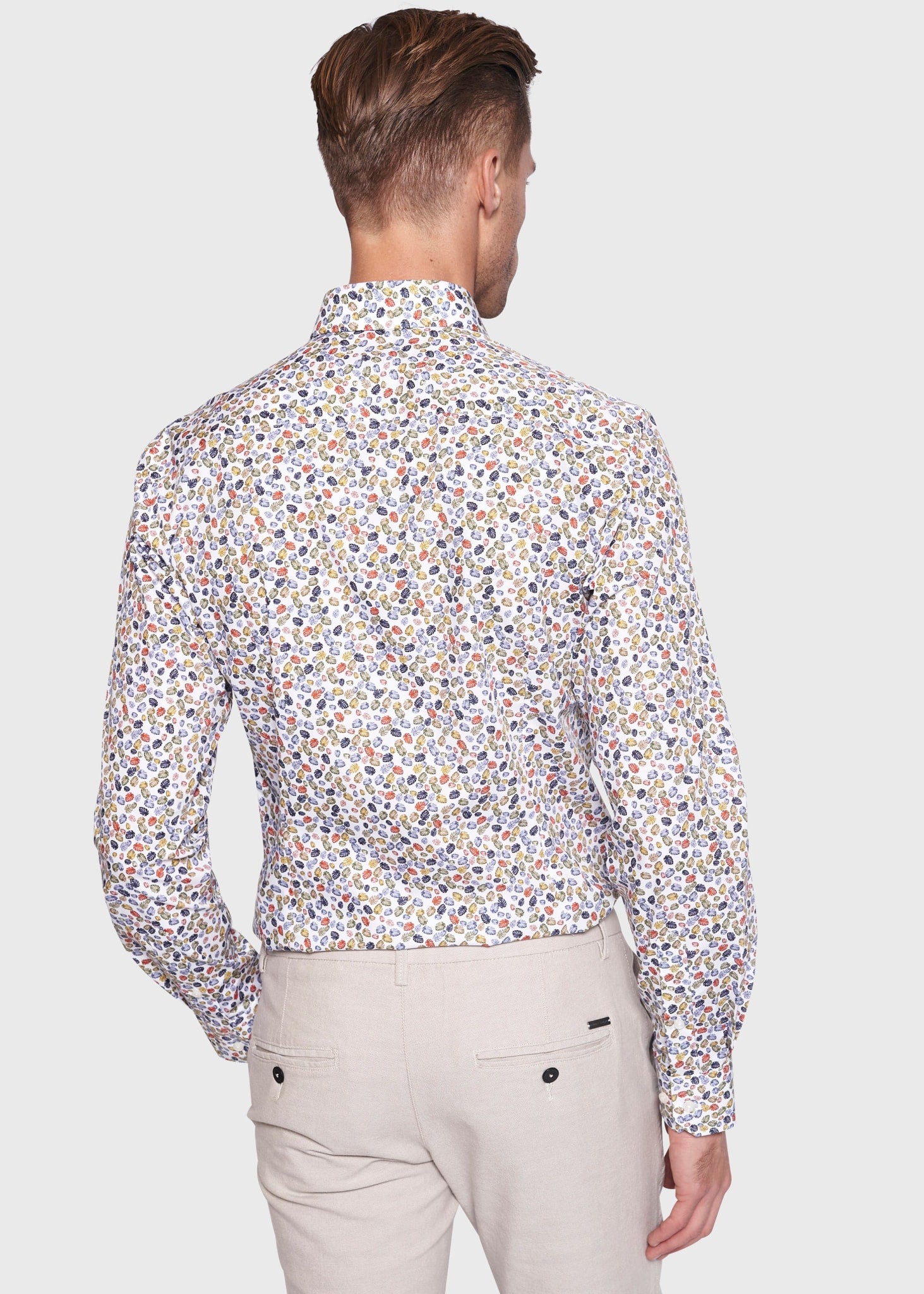 BS Solis Slim Fit Skjorta - White