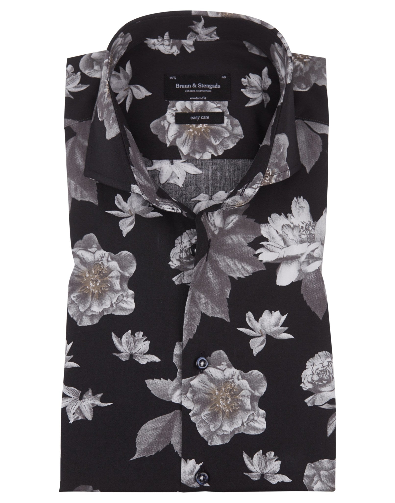 BS Son Modern Fit Skjorta - Black