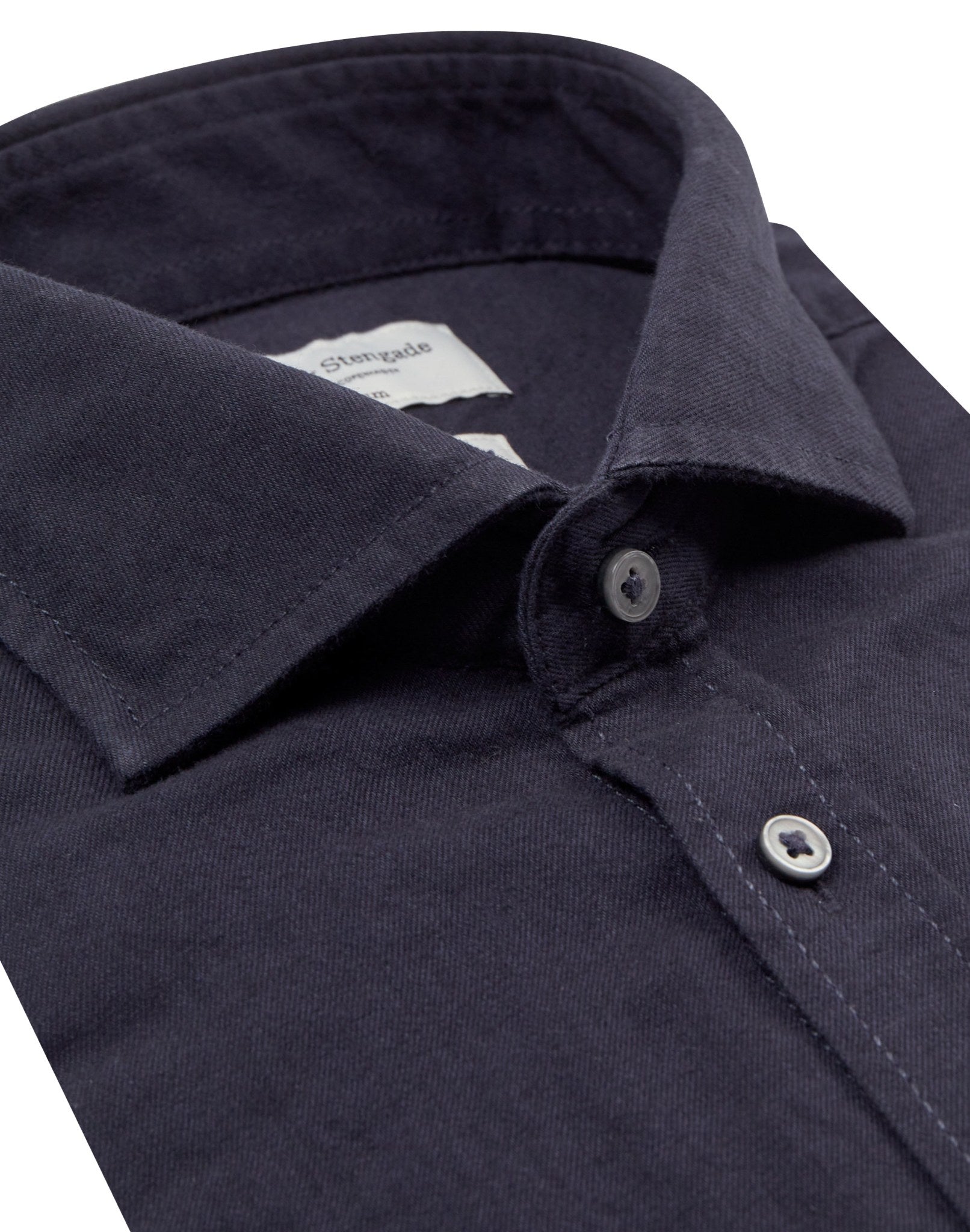 BS Sulayman Casual Slim Fit Skjorta - Marinblå