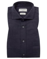 BS Sulayman Casual Slim Fit Skjorta - Navy