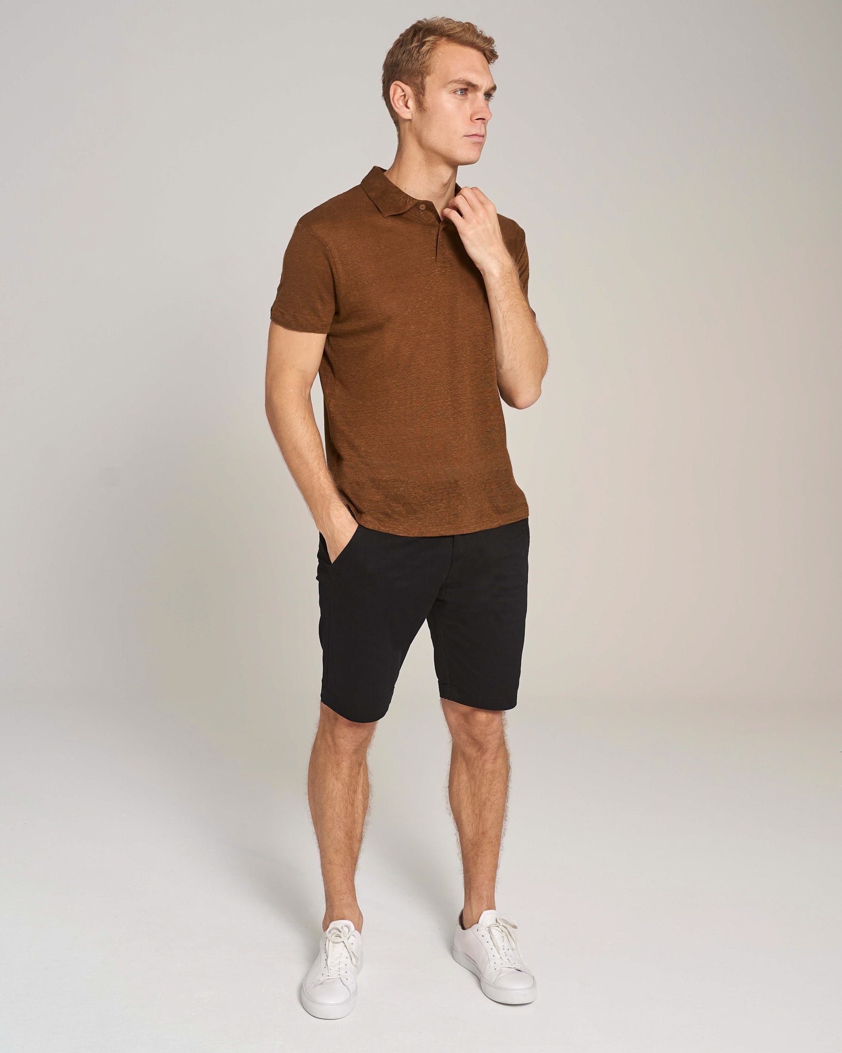 BS Tanna Regular Fit Pikétröja - Ockra