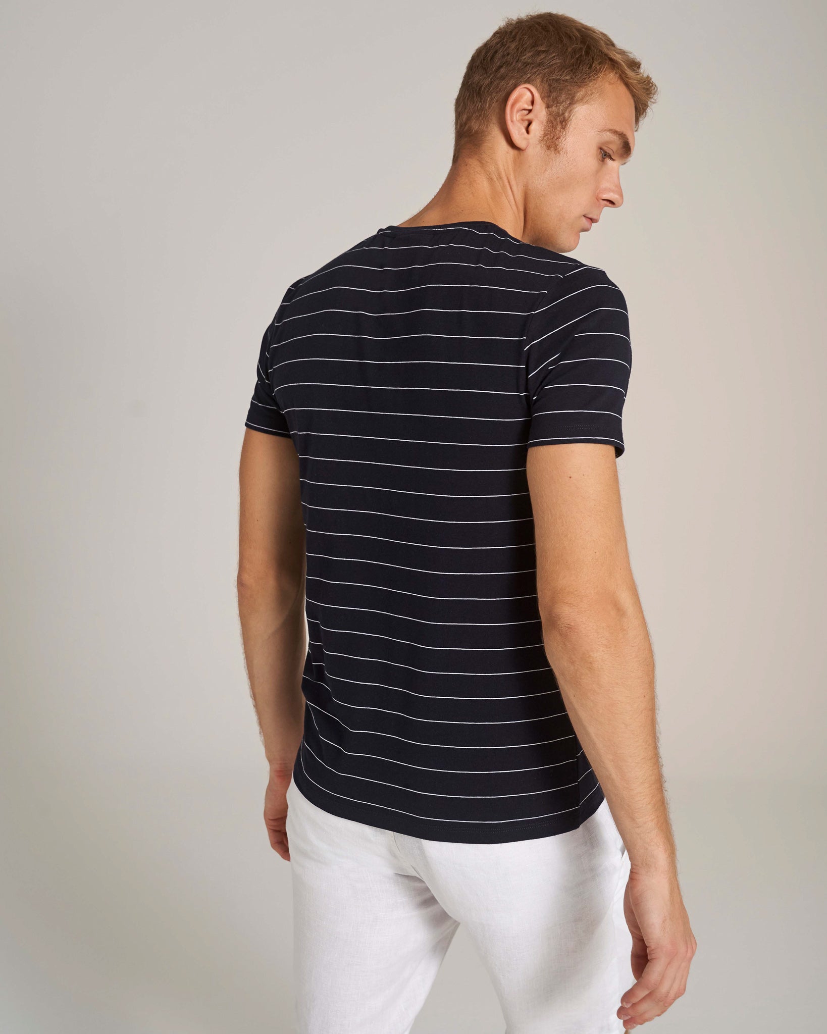 BS Tartufo Regular Fit T-shirt - Navy/White