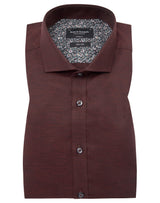 BS Teemu Modern Fit Skjorta - Bordeaux