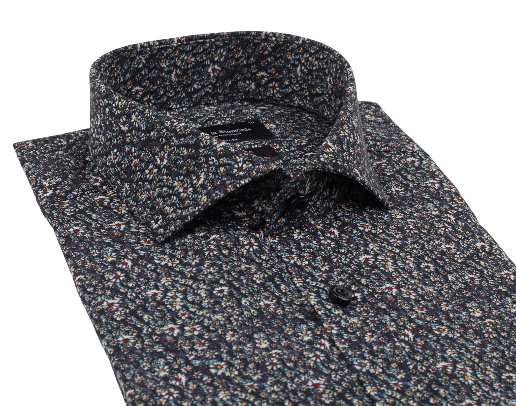 BS Timo Modern Fit Skjorta - Marinblå