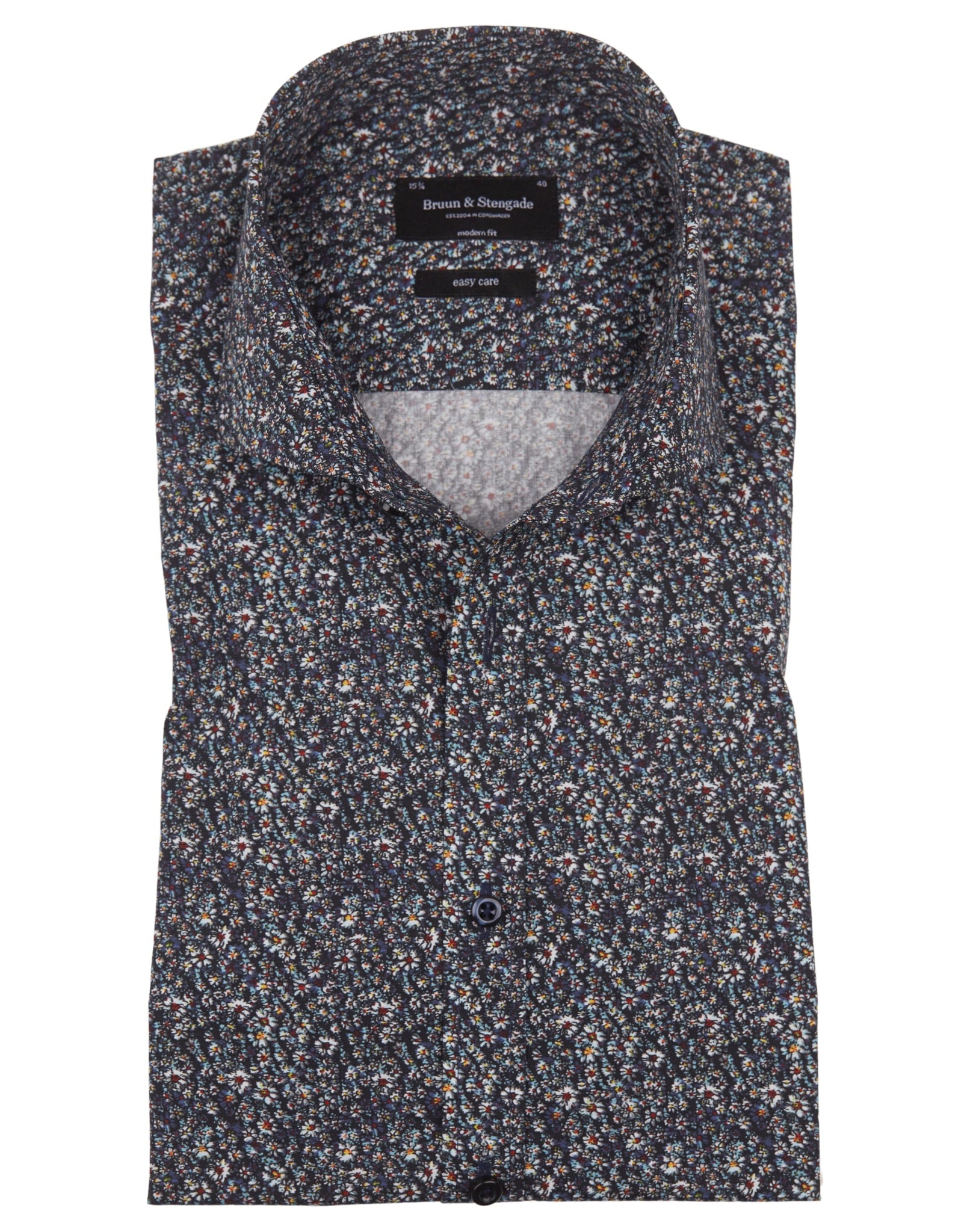 BS Timo Modern Fit Skjorta - Marinblå