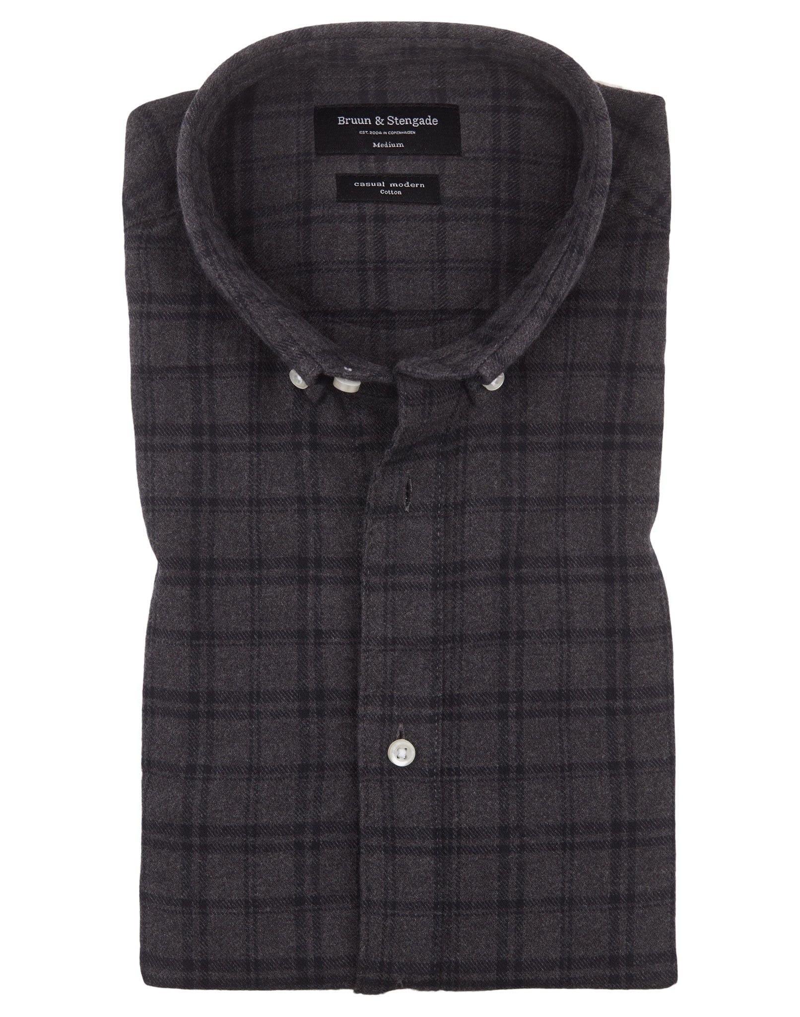BS Tokyo Modern Fit Skjorta - Charcoal