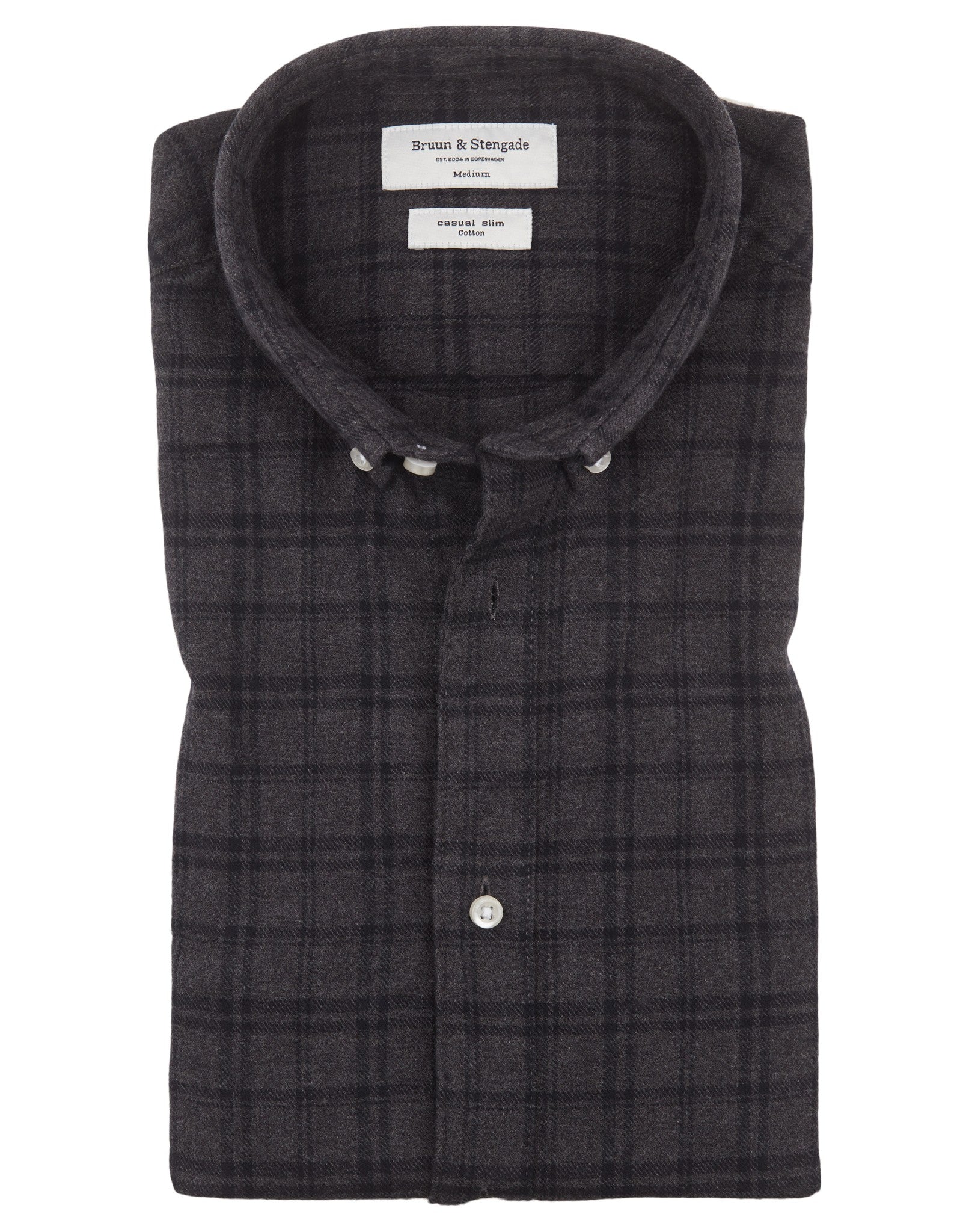 BS Tokyo Slim Fit Skjorta - Charcoal