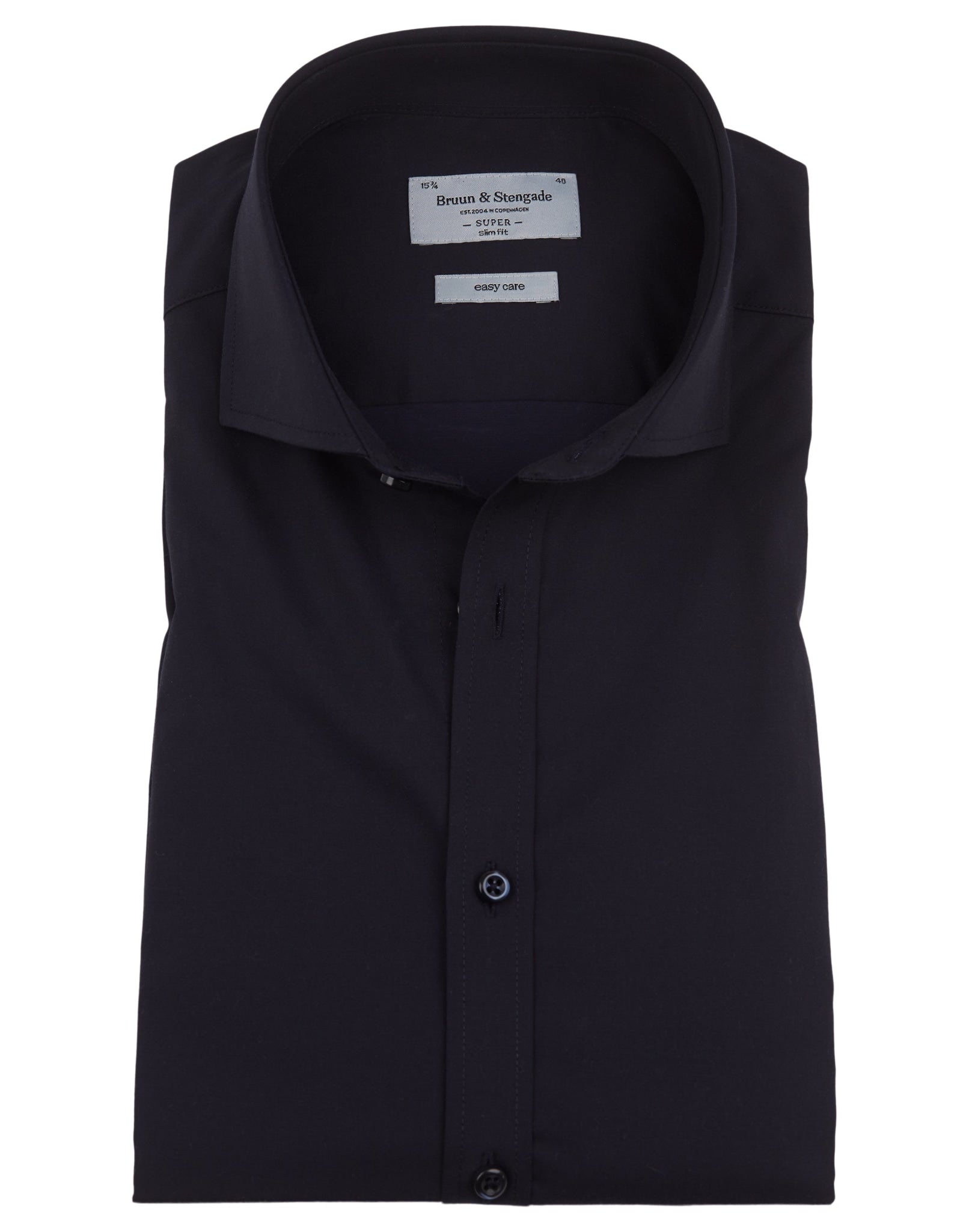 BS Tucker Super Slim Fit Skjorta - Navy