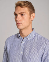 BS Valtteri Casual Modern Fit Skjorta - Navy/White